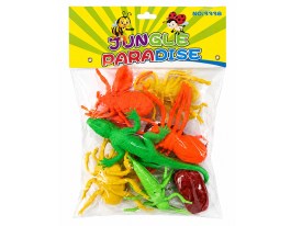 Set de insectos del jardin grandes plasticos JUNGLE PARADISE 